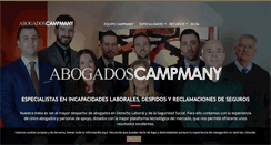Desktop Screenshot of campmanyabogados.com